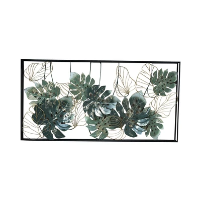 Gambar Informa Hiasan Dinding Multi Leaves Besi 134.6x68.6 cm - Mix