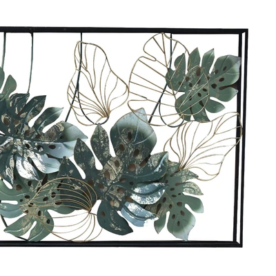 Gambar Informa Hiasan Dinding Multi Leaves Besi 134.6x68.6 cm - Mix