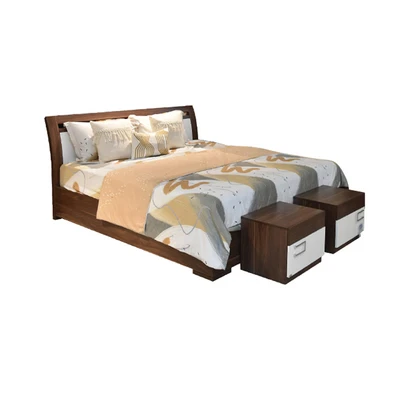 Gambar Informa 160x200 cm Olin V Set Kamar Tidur - Cokelat Walnut