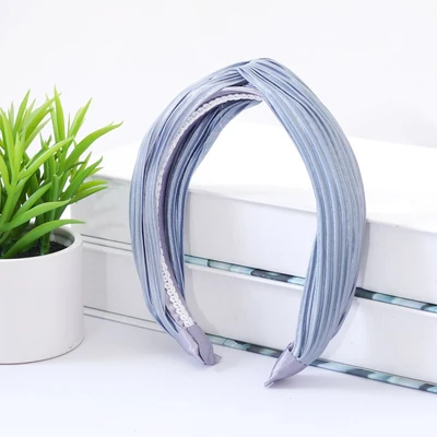 Gambar Ataru Bando Twisted Pleated - Biru