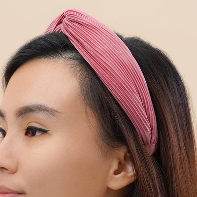 Gambar Ataru Bando Twisted Pleated - Pink