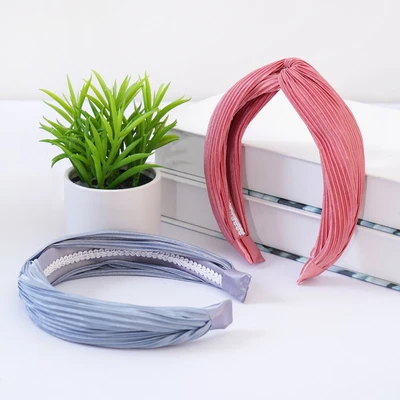 Gambar Ataru Bando Twisted Pleated - Pink