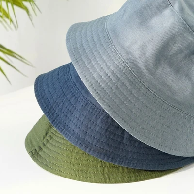 Gambar Ataru Topi Bucket Reversible - Hijau/Krem