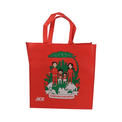 Gambar Tas Belanja 36x20x38 Cm Earth - Merah