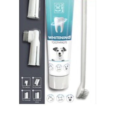 Gambar M-Pets Set Sikat Gigi Anjing Whitening