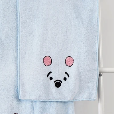 Gambar Informa 70x140 Cm Handuk Mandi Anak Bear Embossed - Biru