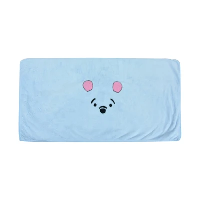 Gambar Informa 70x140 Cm Handuk Mandi Anak Bear Embossed - Biru