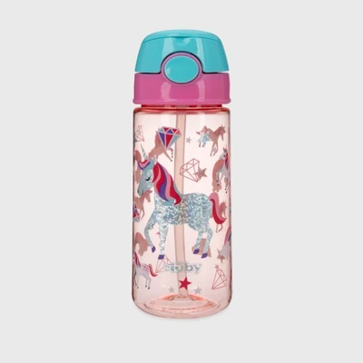 Gambar Nuby Botol Minum Tritan Flipit Glitter Unicorn Nb209