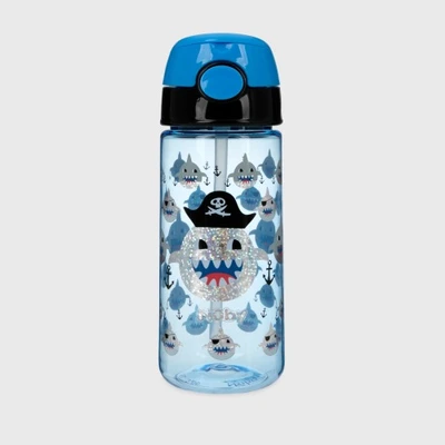 Gambar Nuby Botol Minum Tritan Flipit Glitter Shark Nb209