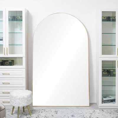 Gambar Informa Cermin Lantai Dekorasi Aluminium Arch 100x200 cm - Gold