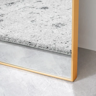 Gambar Informa Cermin Lantai Dekorasi Aluminium Arch 100x200 cm - Gold