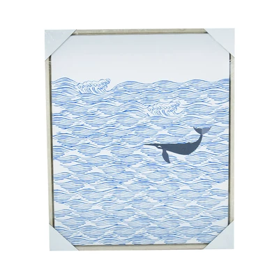 Gambar Informa Hiasan Dinding 40x50 Cm Kanvas Print Whale Xc52