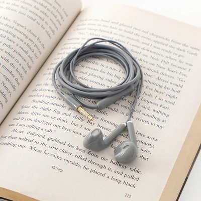 Gambar Ataru Basic Earphone - Abu-Abu