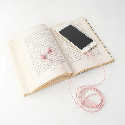 Gambar Ataru Basic Earphone - Pink