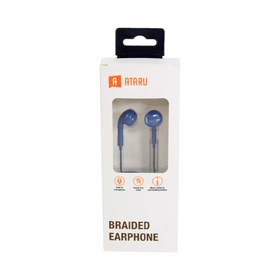 Gambar Ataru Earphone Braided - Biru