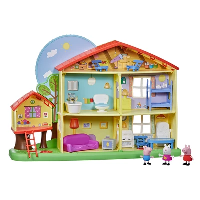 Gambar Peppa Pig Playset Peppas Playtime To Bedtime House F2188