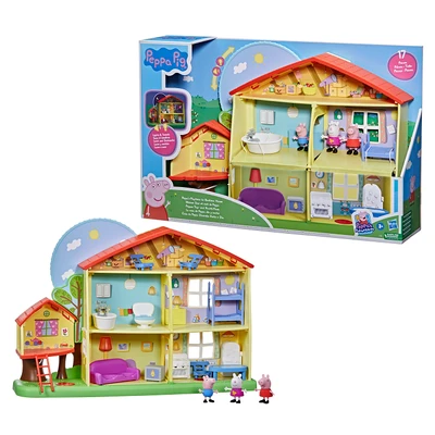 Gambar Peppa Pig Playset Peppas Playtime To Bedtime House F2188