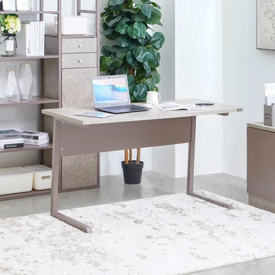 Gambar Informa Gemini Meja Kantor Concrete - Abu-Abu