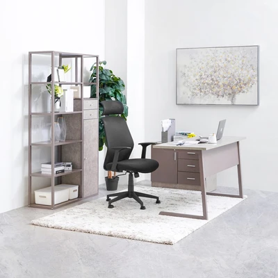 Gambar Informa Gemini Meja Kantor Concrete - Abu-Abu
