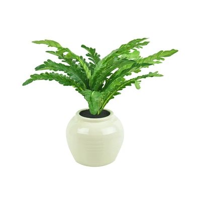 Gambar Informa Tanaman Artifisial Dengan Pot Keramik 21x21x55 cm - Putih