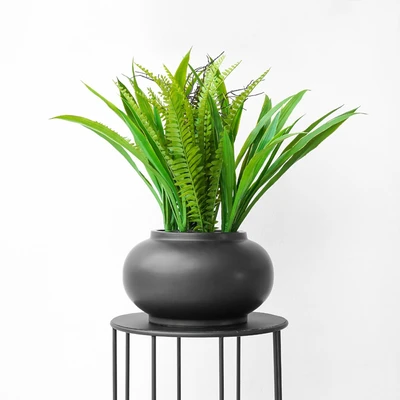 Gambar Informa Tanaman Artifisial Dengan Pot Keramik 24x24x40 cm - Hijau