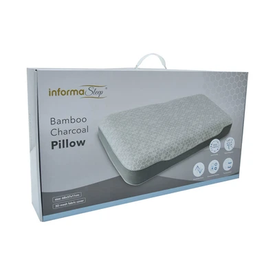 Gambar Informa Sleep 68x37 cm Bantal Bamboo Charcoal - Abu-Abu