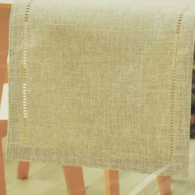 Jual Informa 33 X 160 Cm Table Runner Eyelet Cokelat Oak Terbaik | Informa