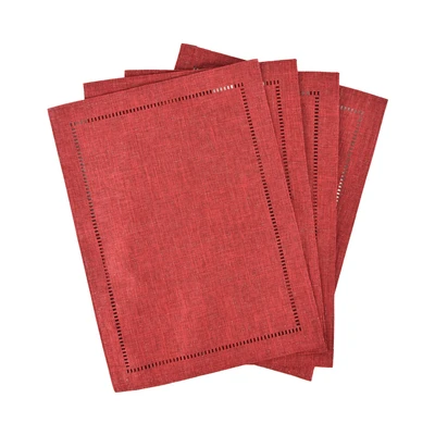 Gambar Informa Table Runner & Tatakan Piring Set Eyelet - Merah Maroon