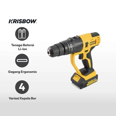 Gambar Krisbow Bor Cordless Multi Head 18v Ircmh01