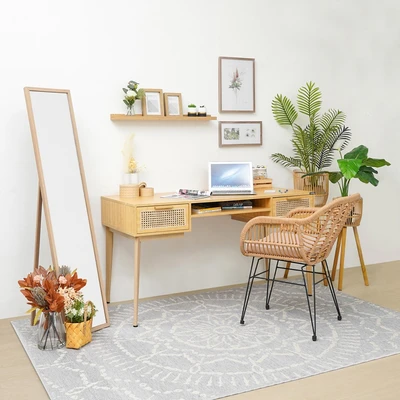 Gambar Informa Pot Tanaman Dengan Stand M6 Set 2 pcs - Krem