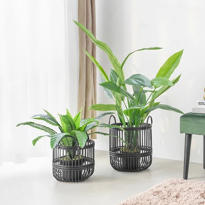 Gambar Informa Pot Tanaman Bambu M7 Set 2 pcs - Hitam