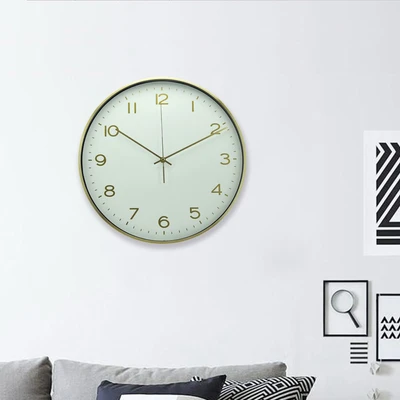 Gambar Informa Jam Dinding 40 cm 291B - Putih/Gold