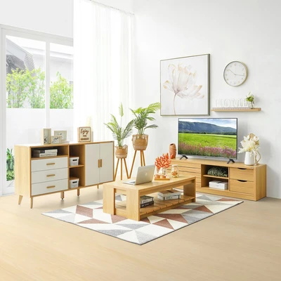 Gambar Informa Jam Dinding 40 cm 291B - Putih/Gold