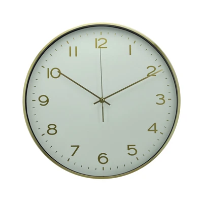 Gambar Informa Jam Dinding 40 cm 291B - Putih/Gold