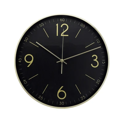 Gambar Informa Jam Dinding 40 cm - Hitam/Gold