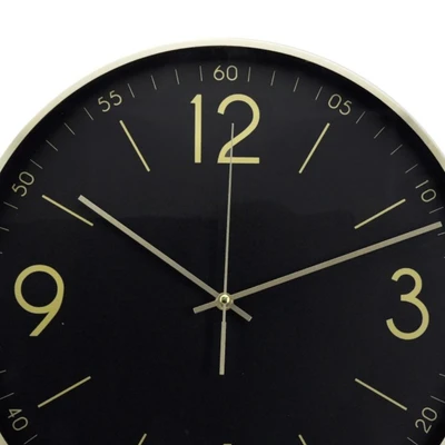 Gambar Informa Jam Dinding 40 cm - Hitam/Gold