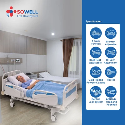Gambar Sowell Ranjang Rumah Sakit Elektrik 3 Fungsi Sbe300