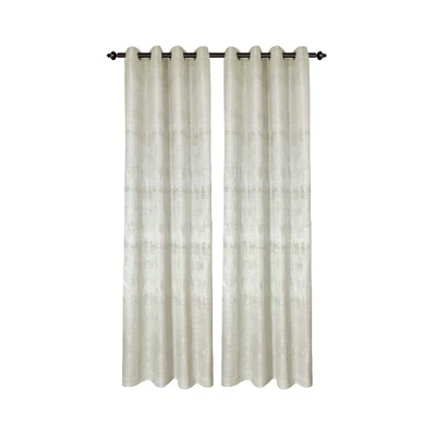Gambar Informa Gorden Blackout Texture 135x250 cm Set 2 pcs - Putih