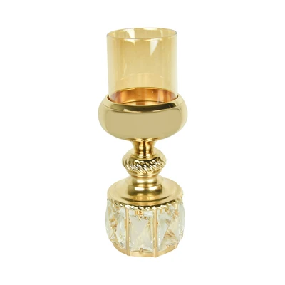 Gambar Informa Tempat Lilin Dekorasi 10.5x10.5x19 cm 4-1A - Gold