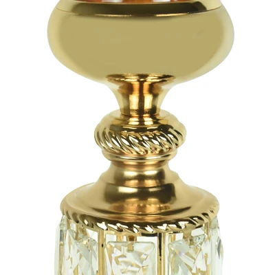 Gambar Informa Tempat Lilin Dekorasi 10.5x10.5x19 cm 4-1A - Gold