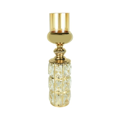Gambar Informa Tempat Lilin Dekorasi 10.5x10.5x32.5 cm 4-3A - Gold