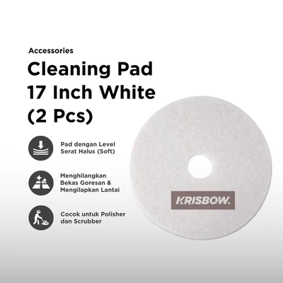 Gambar Krisbow Sabut Pembersih 43 cm Set 2 pcs - Putih