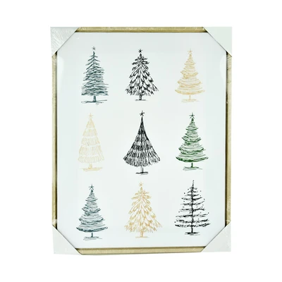 Gambar Informa Hiasan Dinding Kanvas Print Pine 40x50 cm - Mix