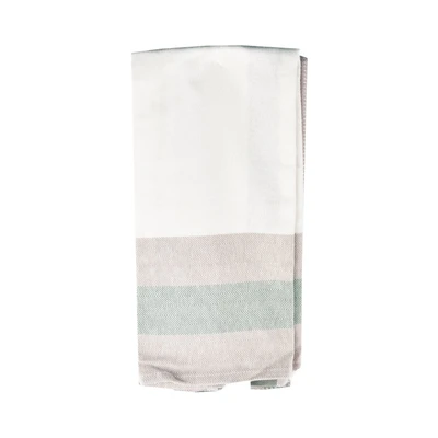 Gambar Informa Kain Lap Dapur Stripe Set 2 pcs - Krem/Hijau