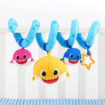 Gambar Wowwee Pinkfong Baby Shark Shake & Rattle Stroller Toy