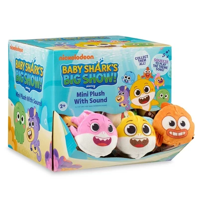 Gambar Wowwee Boneka Baby Shark Beanies Dengan Sound Random