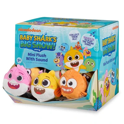 Gambar Wowwee Boneka Baby Shark Beanies Dengan Sound Random