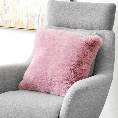 Gambar Informa Bantal Sofa Frosty Faux Fur 45x45 cm - Ungu