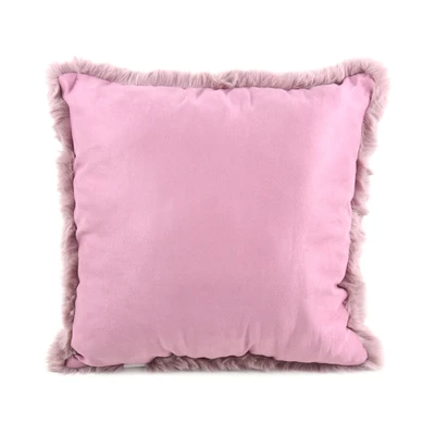 Gambar Informa Bantal Sofa Frosty Faux Fur 45x45 cm - Ungu