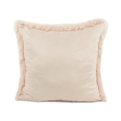 Gambar Informa Bantal Sofa Frosty Faux Fur 45x45 cm - Krem